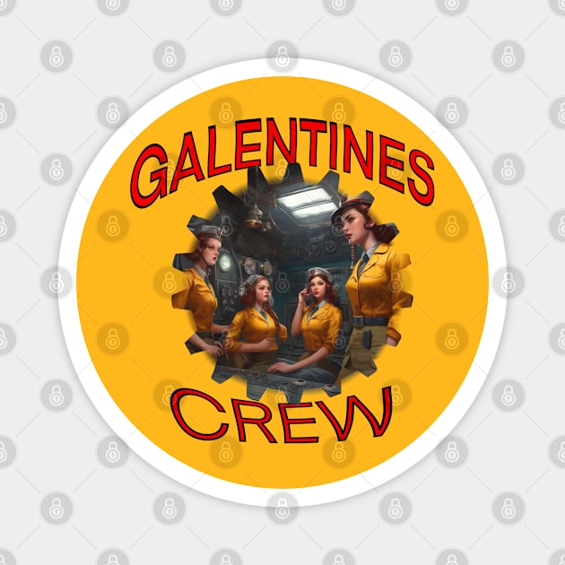 Galentines crew girl power Magnet by sailorsam1805